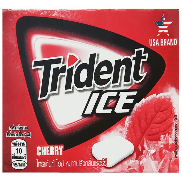 Trident Ice Cherry Flavor Chewing Gum