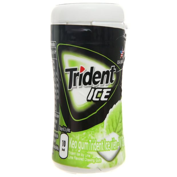 Trident Ice Lemon Flavor Chewing Gum