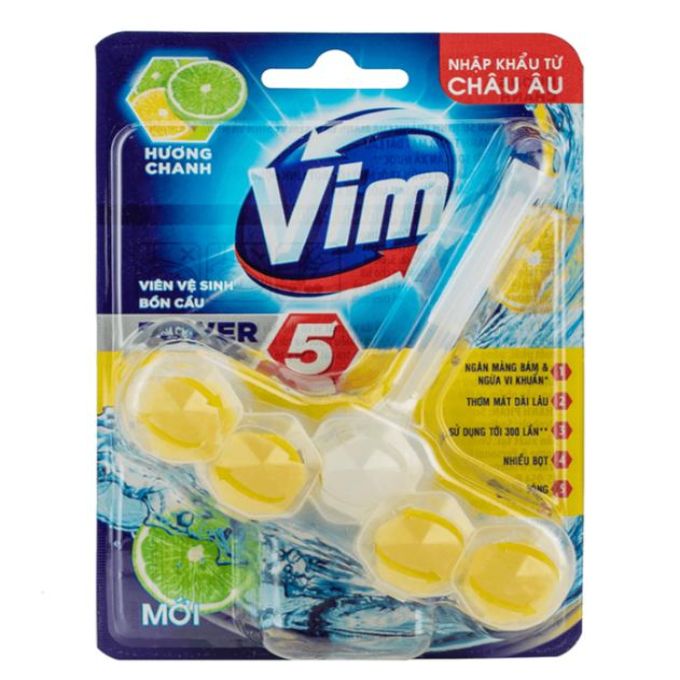 Vim Tablets Lemon Toilet Cleaner