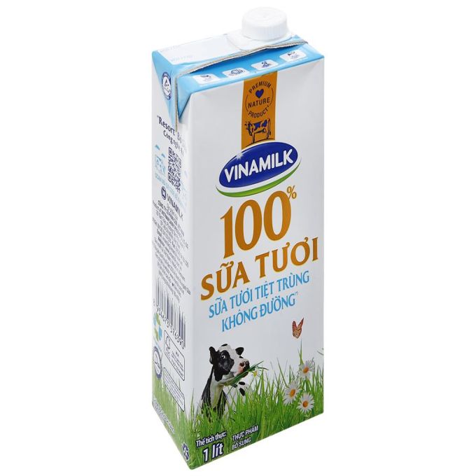 Vinamilk unsweetened milk