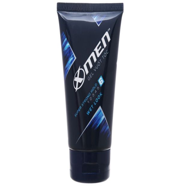 X-Men Wet Look hair gel creates extremely fast hard folds 150g